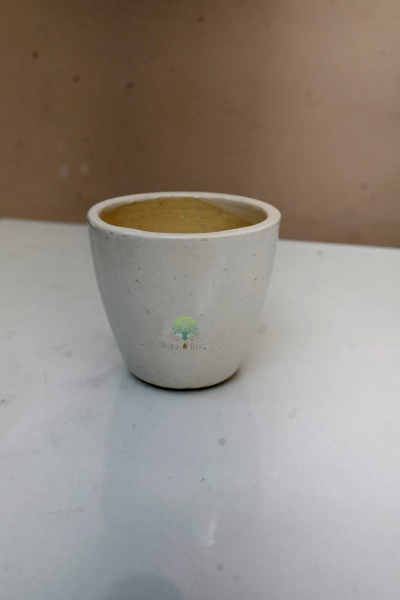 CERAMIC  OVALROUND POT 1